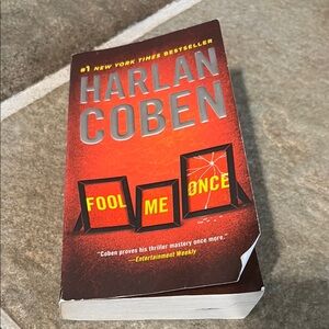 Harlan Coben 'Fool Me Once' Paperback Book